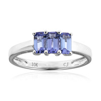 Bague en or et Tanzanite AAA