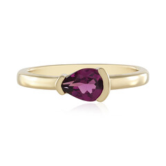 Bague en argent et Grenat magenta