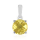 Pendentif en argent et Fluorite jaune