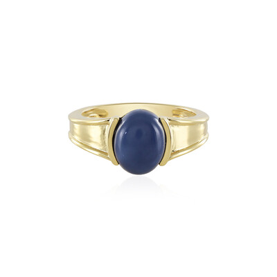 Bague en argent et Opale bleue