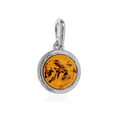 Pendentif en argent et Ambre baltique (dagen)