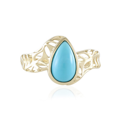 Bague en or et Turquoise Sleeping Beauty (Ornaments by de Melo)