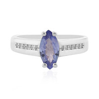 Bague en argent et Tanzanite