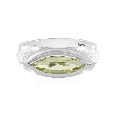 Bague en argent et Quartz de l'Ouro Verde (MONOSONO COLLECTION)