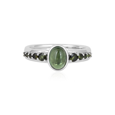 Bague en or et Tourmaline verte du Brésil (KM by Juwelo)