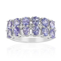 Bague en argent et Tanzanite