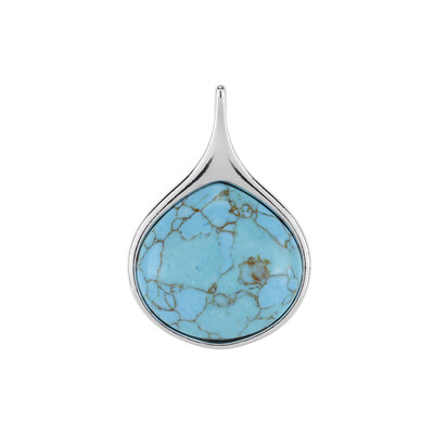 Pendentif en argent et Turquoise (dagen)