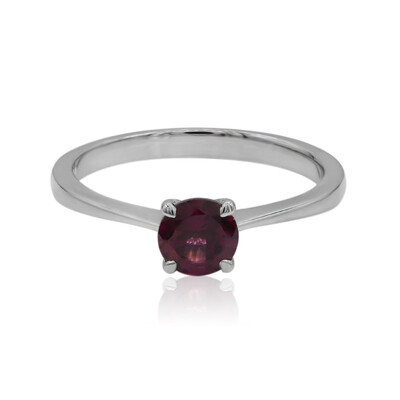 Bague en argent et Grenat Rhodolite