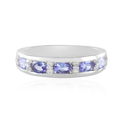 Bague en argent et Tanzanite