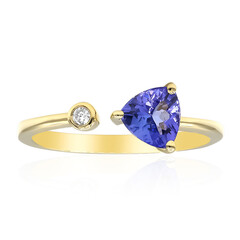 Bague en or et Tanzanite AAA