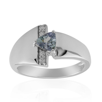 Bague en argent et Tanzanite non chauffée (Pallanova)