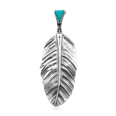 Pendentif en argent et Turquoise Sleeping Beauty (Desert Chic)