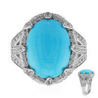 Bague en argent et Turquoise Sleeping Beauty (Dallas Prince Designs)