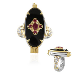 Bague en argent et Onyx noir (Gems en Vogue)