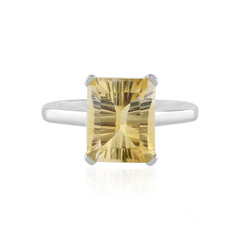 Bague en argent et Citrine multicolore