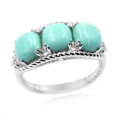 Bague en argent et Turquoise de Campitos (Anne Bever)