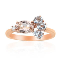 Bague en or et Morganite AAA