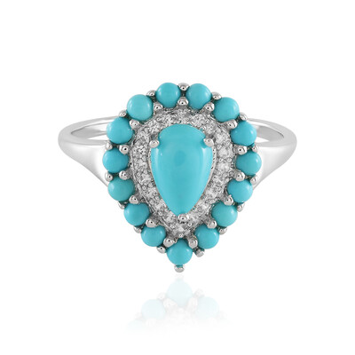 Bague en argent et Turquoise Sleeping Beauty