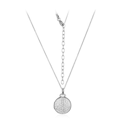 Collier en argent et Topaze blanche