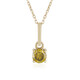 Collier en or et Diamant jaune I2