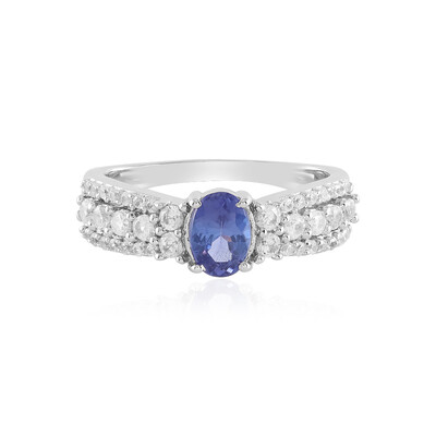 Bague en argent et Tanzanite