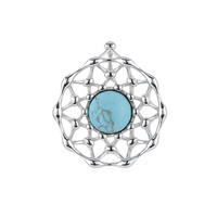 Pendentif en argent et Turquoise