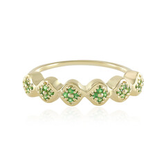 Bague en argent et Grenat Tsavorite