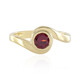 Bague en argent et Grenat Rhodolite framboise