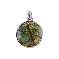 Pendentif en argent et Ammolite