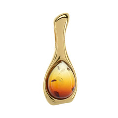 Pendentif en argent et Ambre baltique