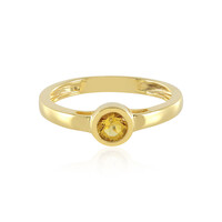 Bague en argent et Béryl jaune