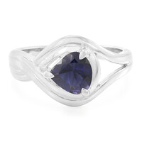 Bague en argent et Iolite d’Orissa