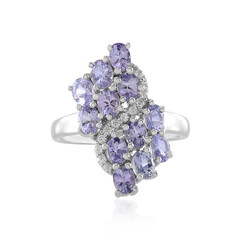 Bague en argent et Tanzanite