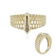 Bague en or et Diamant champagne I2 (de Melo)