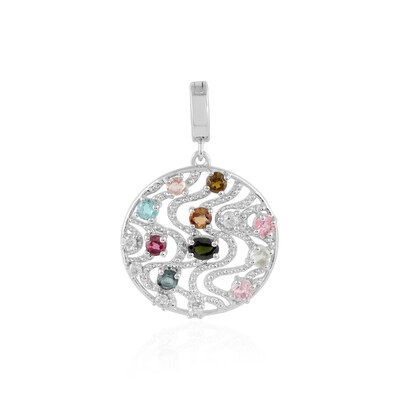 Pendentif en argent et Tourmaline