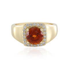 Bague en or et Grenat Hessonite