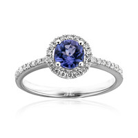 Bague en or et Tanzanite AAA