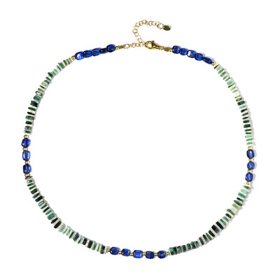 Collier en argent et Kyanite du Népal (Riya)