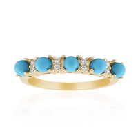 Bague en argent et Turquoise Sleeping Beauty