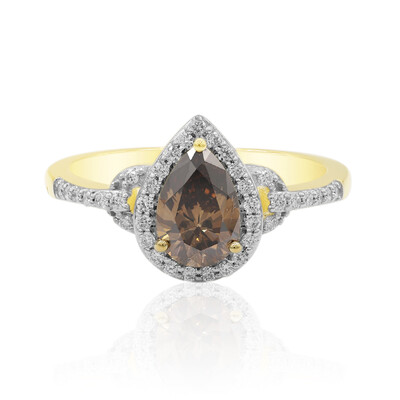 Bague en or et Diamant cognac SI1 d'Argyle (Mark Tremonti)