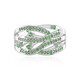 Bague en argent et Grenat Tsavorite