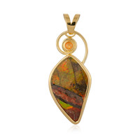 Pendentif en argent et Ammolite