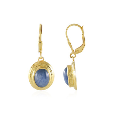 Boucles d'oreilles en argent et Kyanite du Népal (MONOSONO COLLECTION)