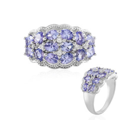 Bague en argent et Tanzanite