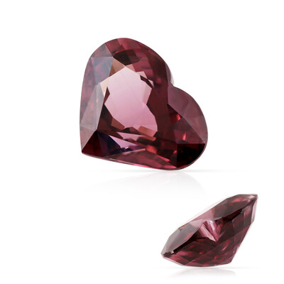 Gemme et Zircon rose 19,333 ct