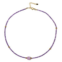 Collier en argent et Kunzite