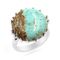 Bague en argent et Turquoise de la Mine 8 (Anne Bever)