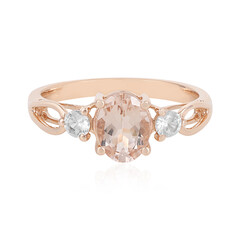 Bague en or et Morganite de Madagascar