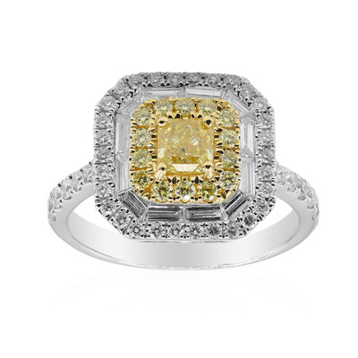 Bague en or et Diamant SI2 jaune (CIRARI)