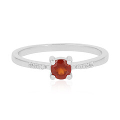 Bague en argent et Grenat Hessonite